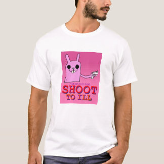 Rosakaninnågot att säga tee shirt