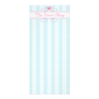 Rosakronasötsaken shoppar kuggekort reklamkort