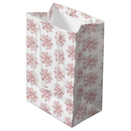 Rosaktig Rosa Vita Snöflingor Jul