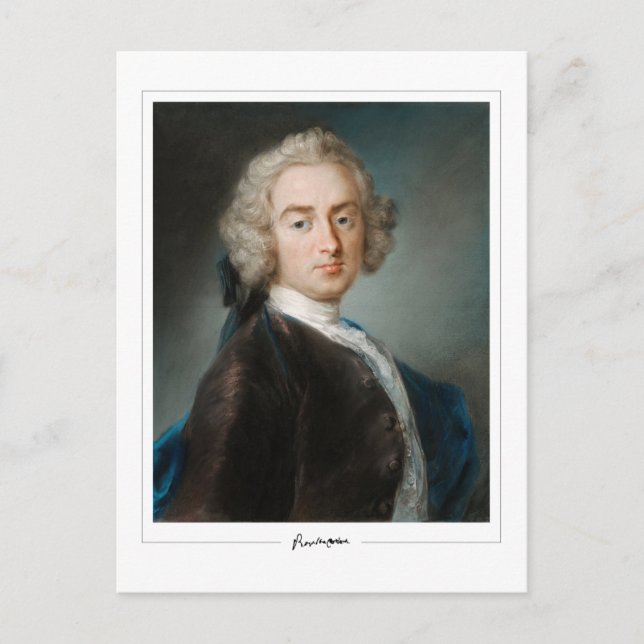 Rosalba Carriera #16 - vykort för konst (Framsida)
