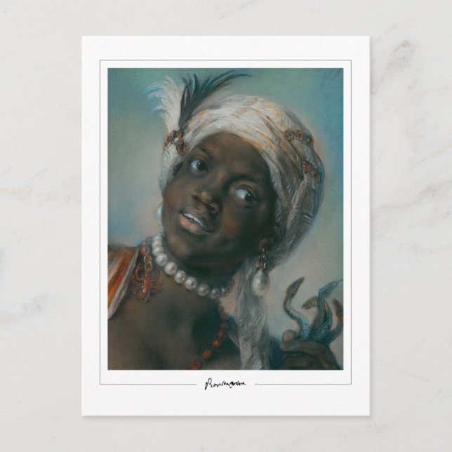 Rosalba Carriera #1 - vykort för konst (Framsida)