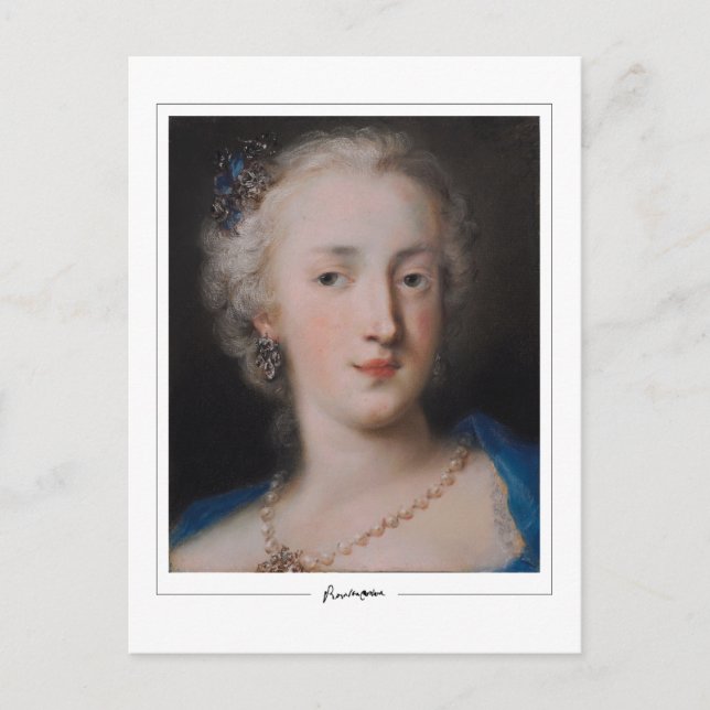 Rosalba Carriera #3 - vykort för konst (Framsida)
