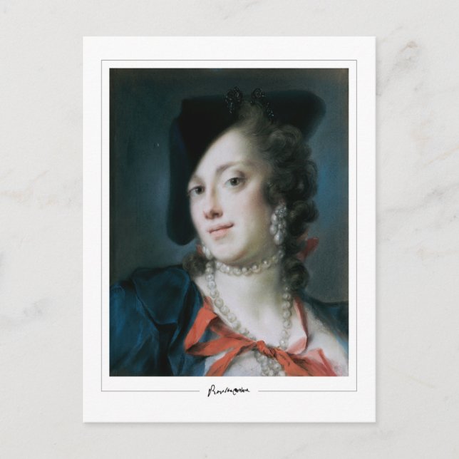 Rosalba Carriera #6 - vykort för konst (Framsida)