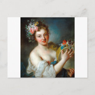 Rosalba Carrieras förebråelse för Music Vykort