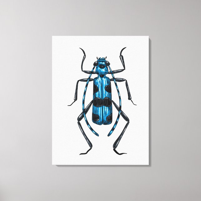 Rosalia Alpina beetle Canvastryck (Framsida)
