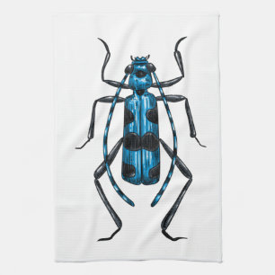 Rosalia Alpina beetle Kökshandduk