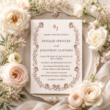 Rosalie Arvstol Elegant Boktryck Bröllop