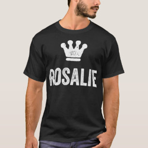 Rosalie drottningen Krona & Namn för kvinnor, kall T Shirt