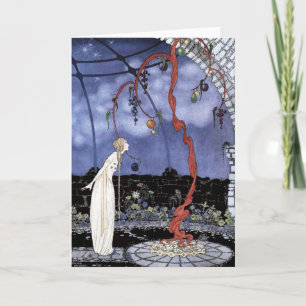 Rosalie och Träd på Beauty Fairy Tale Card Kort