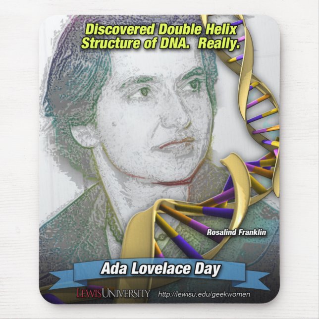 Rosalind Franklin Mousepad Musmatta (Framsidan)