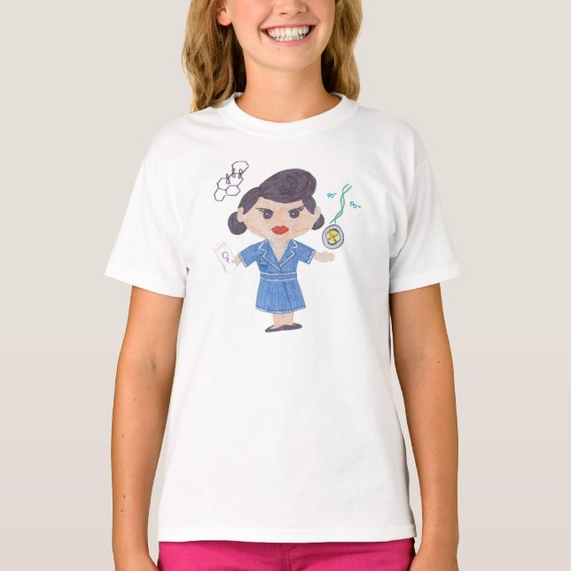 Rosalind Franklin Tee Shirt (Framsida)