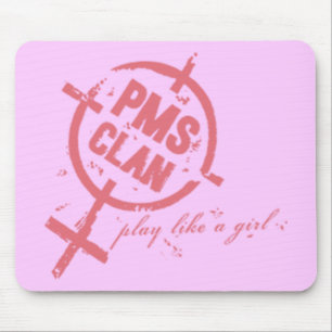 Rosalogotyp för PMS Mousepad- Musmatta