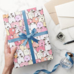 Rosalytt staplade hundar presentpapper<br><div class="desc">Utforska det förtjusande presentpapperet Rosalytt staplade hundar,  som visar charmiga klotterstaplade hundar främst i rosa nyanser. Perfekt för hundentusiaster och alla som älskar klassisk men lekfull design!</div>
