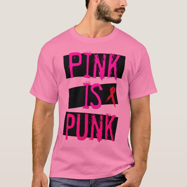 Rosan är Punk Tee Shirt (Framsida)