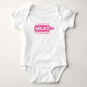 Rosan baby Flaska House White Bodykostdräkt Rolig T Shirt