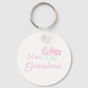 Rosan blommar ny mormor nyckelring