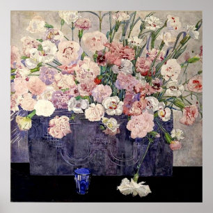 Rosan blommar vid Mackintosh Poster