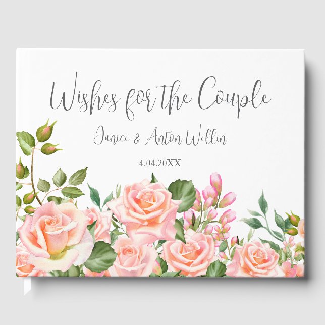  Rosan Botaniska Bröllop Gästböcker (Framsida)