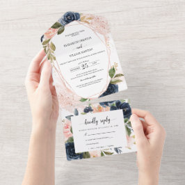 Rosan Bröllop i den blå Blommigten med OSA