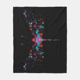 Rosan bubblar sländaullfilten fleecefilt