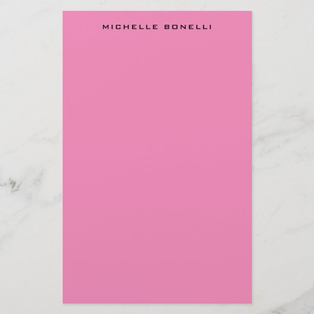 Rosan Feminine i modern minimalistisk Professionel Brevpapper (Framsida)
