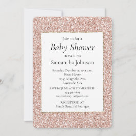  Rosan Glitter Inbjudningar