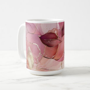 Rosan Guld Löv Kaffemugg