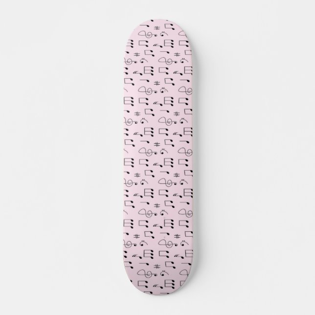 Rosan har just noterats mini skateboard bräda 18,5 cm (Framsida)