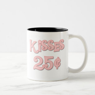Rosan kysser 25 Cents Två-Tonad Mugg