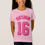 Rosan lurar | sportar Jersey Tee Shirt<br><div class="desc">Rosa sportJersey för ungar | design •,  UngeJersey T-tröja</div>