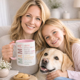 rosan mor mamma ord art kärlek mugg