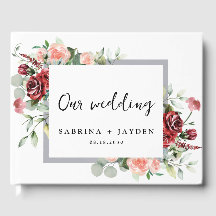 Rosan Peach och Blommigten Koral i Bröllop