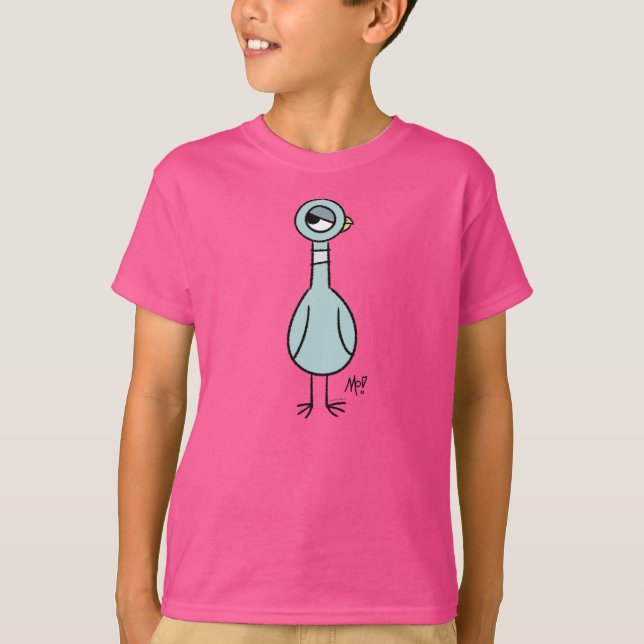 Rosan Pigeon Side Öga Kids T Shirt (Framsida)
