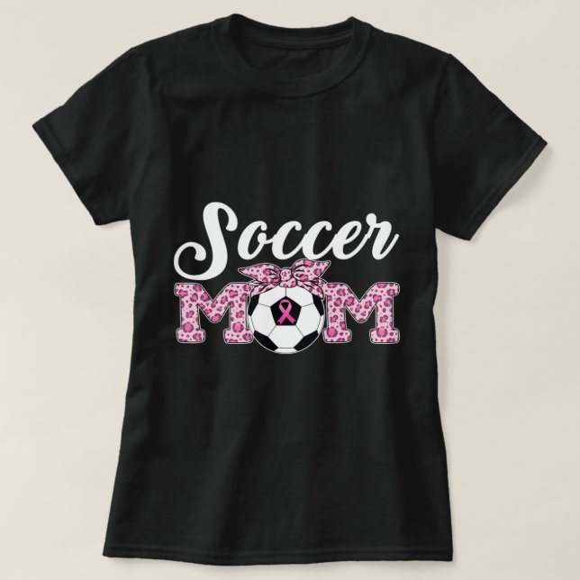 Rosan Ribbon Leo om bröstcancermedvetande i Mamma T Shirt (Design framsida)