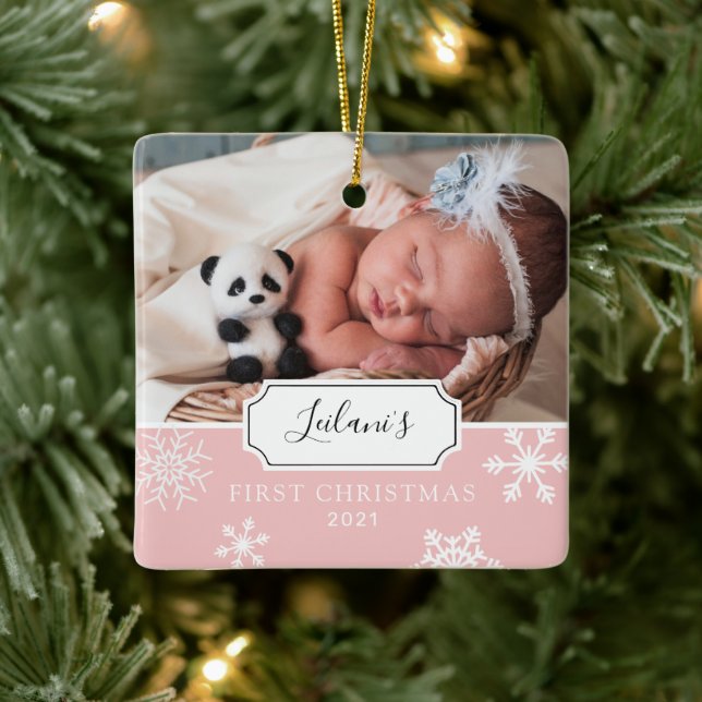 Rosan Snö Baby i Baby i första jul Julgransprydnad Keramik (Träd)