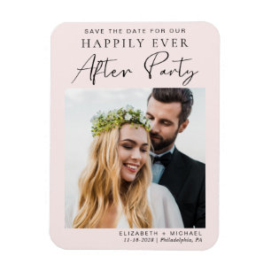 Rosan Spara datum för bröllopsmottagning Foto Magnet