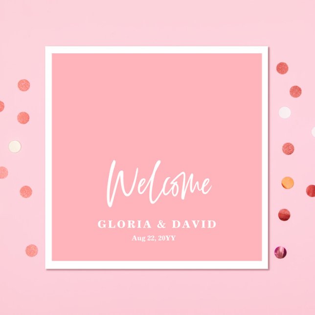  Rosan Tack Bröllop Pappersservett (Skapare uppladdad)