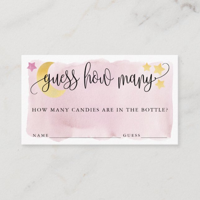 Rosan vet hur många spelkort som finns i Måne Tilläggskort (Framsida)