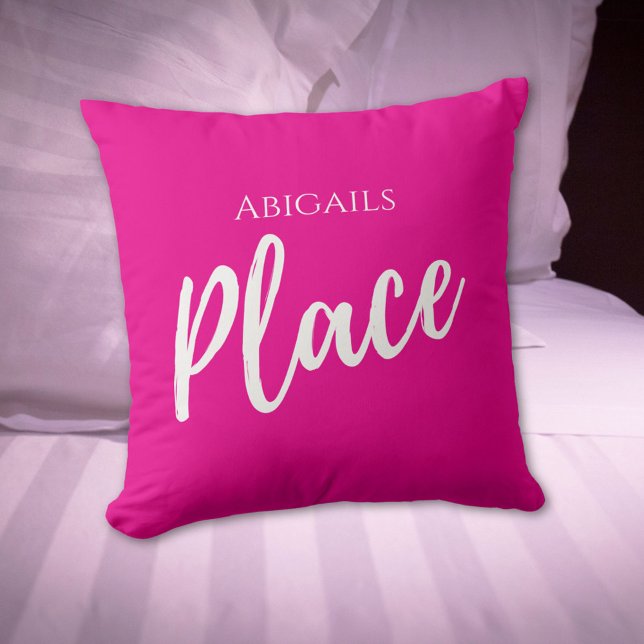 Rosans anpassade namn Ställe Kudde (Skapare uppladdad)