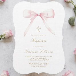 rosans bågdesign | Baptism Inbjudningar