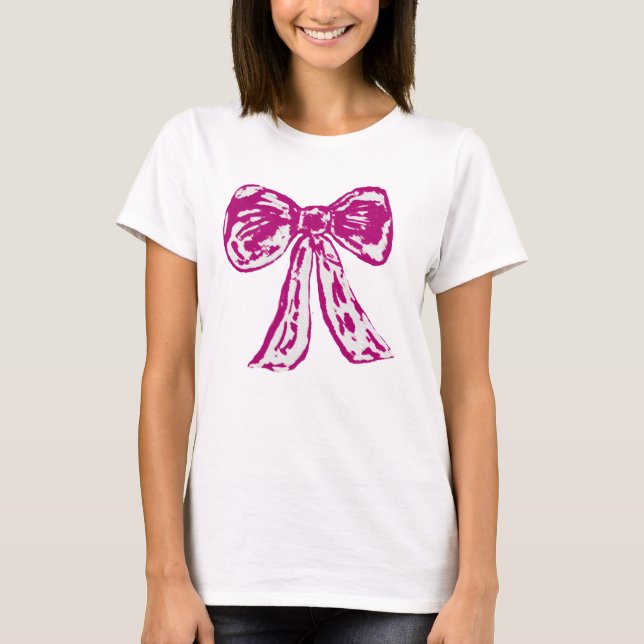 RosapilbågeT-tröja T-shirt (Framsida)