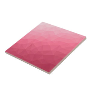 Rosapink ljus Gradient Geometriskt nätmönster Kakelplatta