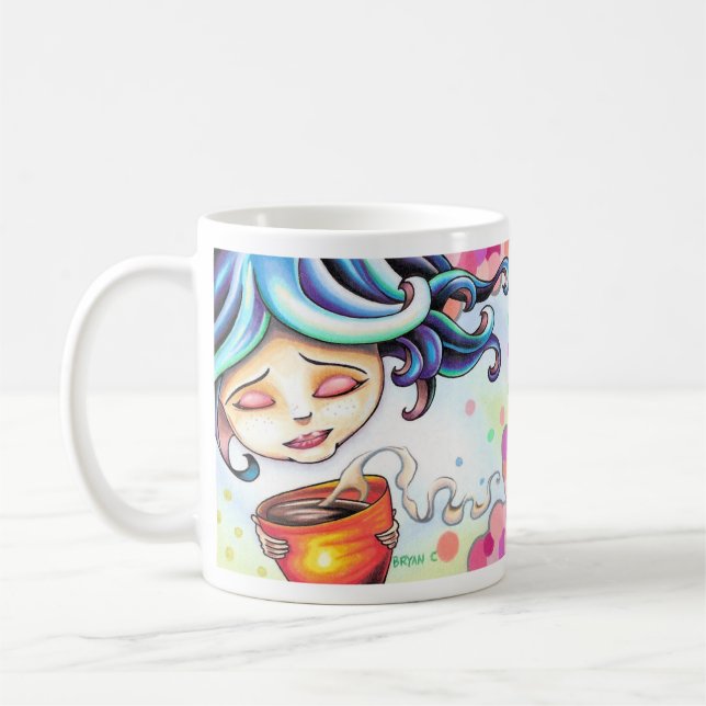 Rosapopmugg Kaffemugg (Vänster)