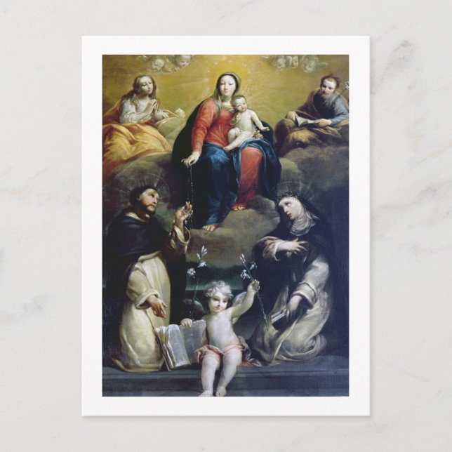 Rosarinnan med Dominic, Catheri Vykort (Framsida)