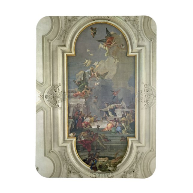 Rosarins institution, St. Dominic (fres) Magnet (Vertikal)