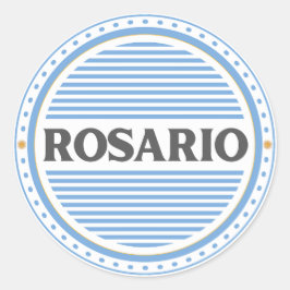 Rosario City Pride Emblem – argentinsk identitet Runt Klistermärke