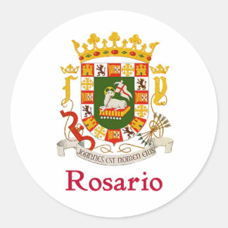 Rosario Puerto Rico Shield Runt Klistermärke
