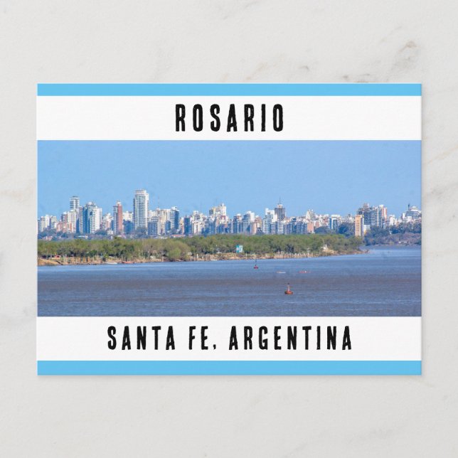 Rosario, Santa Fe, Argentina, City Vykort (Framsida)