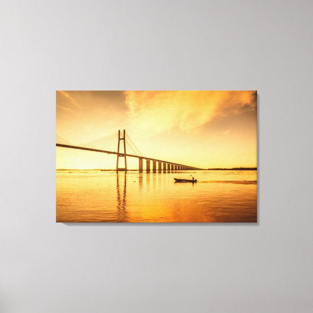 Rosario Victoria Bridge Canvastryck (Framsida)