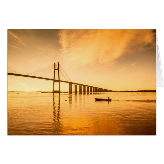 Rosario Victoria Bridge Hälsningskort (Framsidan Horizontal)